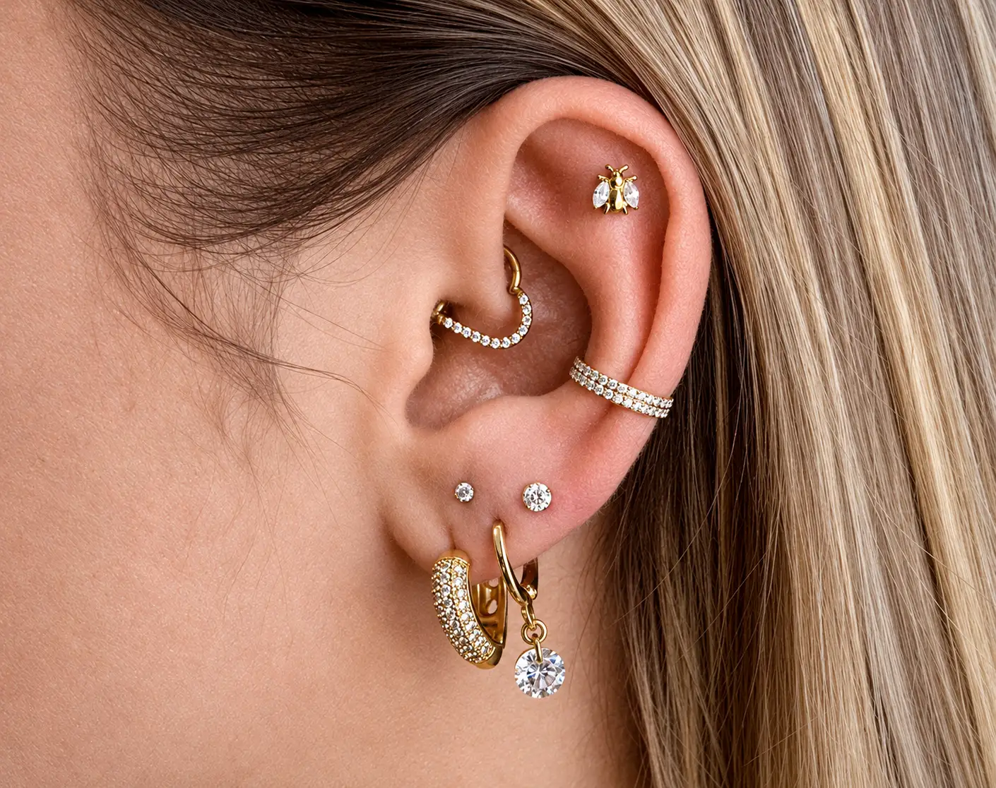 cicatrização perfeita body piercing